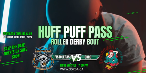 Roller Derby Bout: Huff Puff Pass