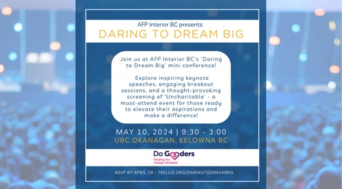 Dare to Dream Big: 1 Day Mini Conference | iNFOnews.ca Dare to Dream Big: 1 Day Mini Conference