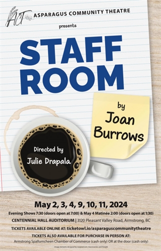 Staff Room – Presented by Asparagus Community Theater (Thursday to Saturday)
