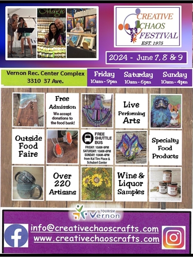 Creative Chaos Festival (Friday to Saturday)