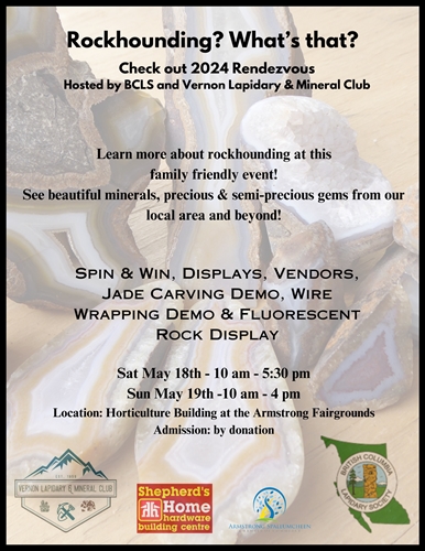 Rockhounding Rendezvous 2024 (Saturday & Sunday)