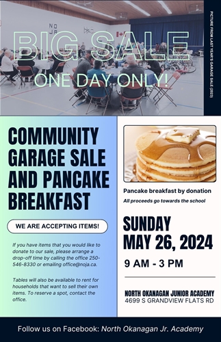 Community Garage Sale & Pancake Breakfast