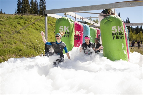 5K Foam Fest at Sun Peaks Resort