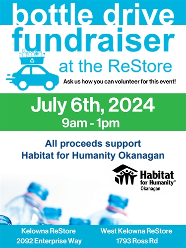 Habitat Okanagan Bottle Drive