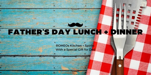Father’s Day Lunch + Dinner BBQ Buffet at ROMEOs