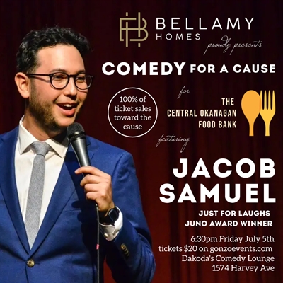 Bellamy Homes presents Jacob Samuel for the Central Okanagan Food Bank