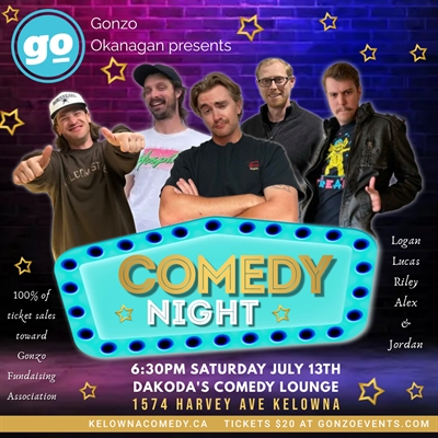 Comedy Night presented by Gonzo Okanagan