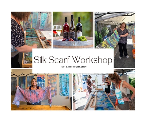 Create a Silk Scarf, SIP & DIP Workshop-ENDERBY