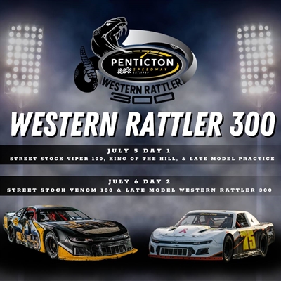 WESTERN RATTLER 300 AT THE PENTICTON SPEEDWAY
