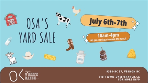 OSA’S YARD SALE (Saturday & Sunday) | iNFOnews.ca OSA’S YARD SALE (Saturday & Sunday)