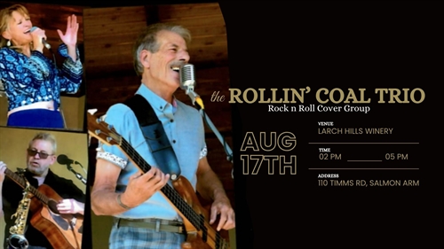 Rollin’ Coal Trio at Larch Hills Winerry