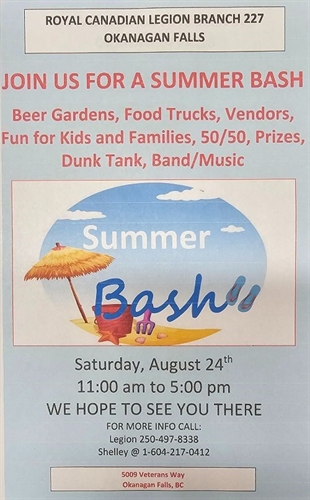 Okanagan Falls Summer Bash