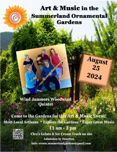 Art & Music in the Summerland Ornamental Gardens