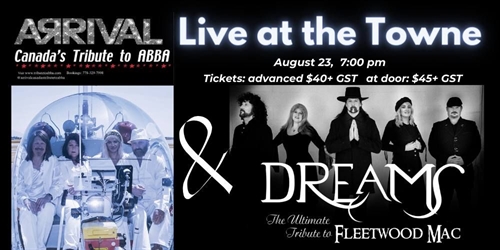 ABBA and Fleetwood Mac Tribute LIVE @ the Towne!