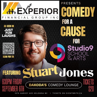 Experior Financial Group presents Comedy for a Cause for Studio 9 School of the Arts
