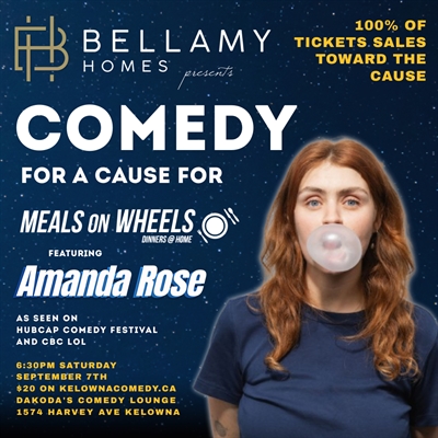 Bellamy Homes presents Comedy for a Cause for Meals On Wheels