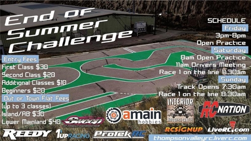 RC End of Summer Challenge (Friday to Sunday) | iNFOnews.ca RC End of Summer Challenge (Friday to Sunday)