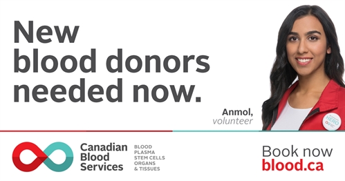 Kamloops Blood Donor Clinic (Monday to Wednesday)