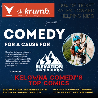 skiKrumb presents Comedy for a Cause for Elevation Outdoors