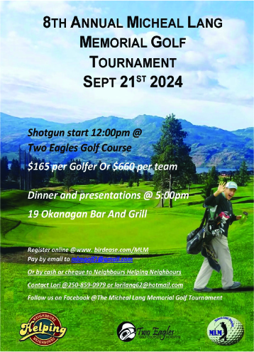 8th Annual Micheal Lang Memorial Golf Tournament