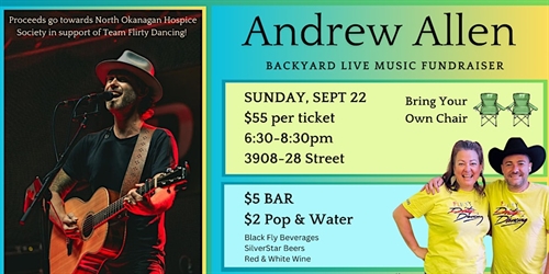 Team Flirty Dancing Live Music Backyard Concert with Andrew Allen