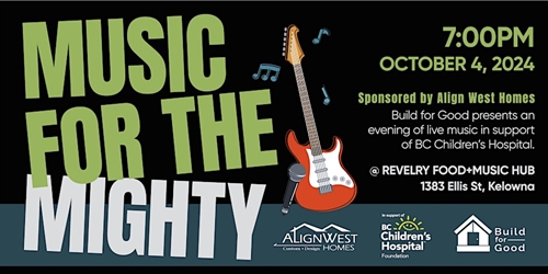 Music for the Mighty – A Charity Event Supporting BC Children’s Hospital