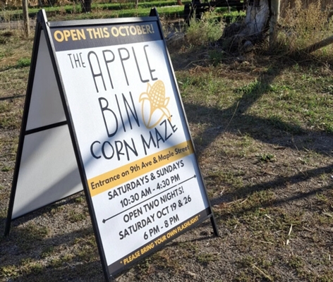 The Apple Bin Corn Maze (Saturdays & Sundays in October)