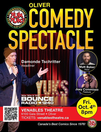 Oliver Yuk Yuk’s Comedy Spectacle