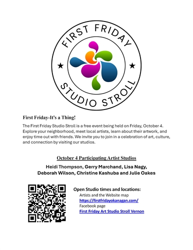 FIrst Friday Art Studio Stroll