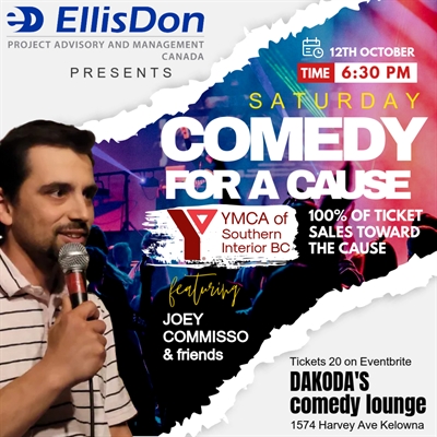 Ellis Don presents Comedy for a Cause for the YMCA with Joey Commisso