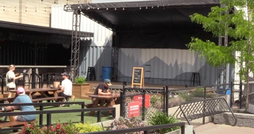 Casual Tuesday afternoon at Red Bird in Kelowna