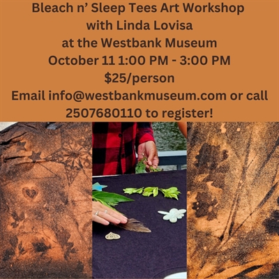 Bleach N’ Sleep Tees Art Workshop