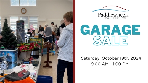 Paddlewheel Hall Fall Garage Sale