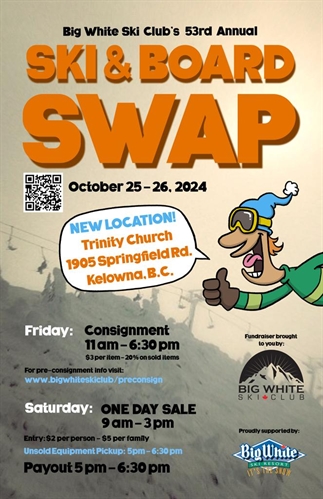 Big White 53rd Annual Ski, Board & Sport Swap