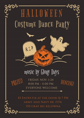 Halloween Costume Dance/Party with Glory Days