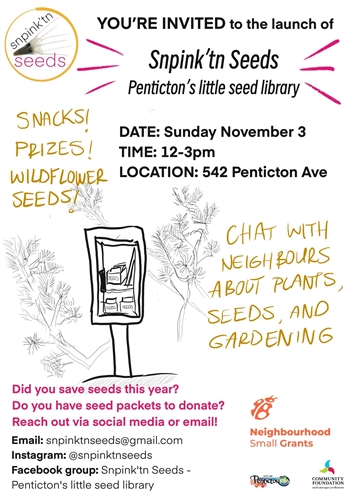Snpink’tn Seeds – Penticton’s little seed library