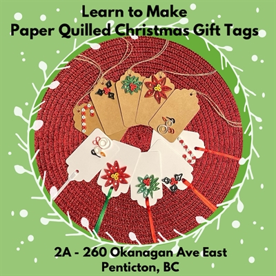 Make and Take Paper Quill Gift Tags | iNFOnews.ca Make and Take Paper Quill Gift Tags