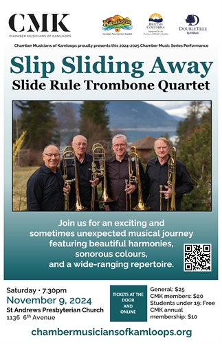 Chamber Musicians of Kamloops – Slip Sliding Away