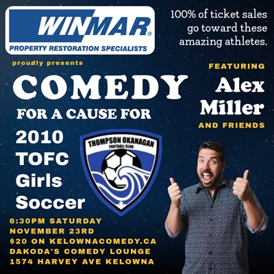 Winmar presents Comedy for a Cause for Girls Soccer