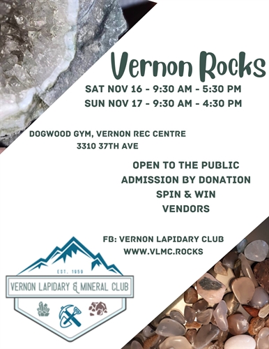 Vernon Rocks (Market Sale) (Saturday & Sunday)