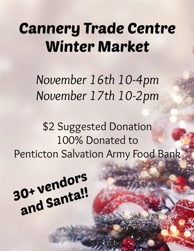Holiday Market at the Cannery Trade Centre (Saturday & Sunday)