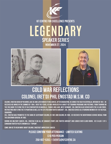 Legendary Speaker Series Cold War Reflections | iNFOnews.ca Legendary Speaker Series Cold War Reflections