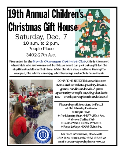 19th Annual Children’s Christmas Gift House