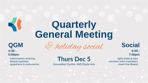 Quarterly General Meeting & Holiday Social