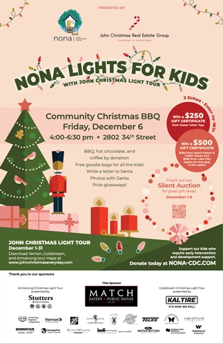 NONA Lights for Kids with John Christmas Light Tour