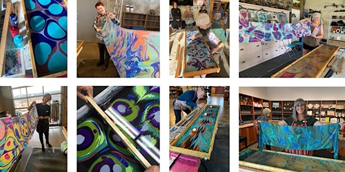 Create a Silk Scarf, SIP & DIP Workshop-Osoyoos