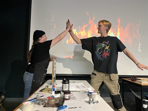 Youth Art Making Station