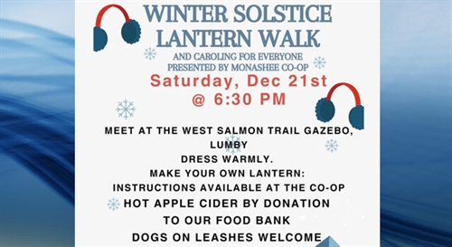 Winter Solstice Lantern Walk and Carolling