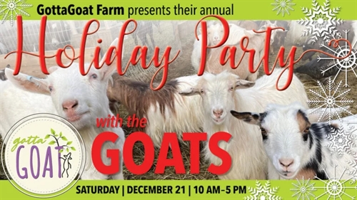 Holiday Party with the Goats