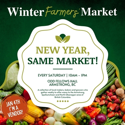 Armstrong Winter Farmers’ Market (Saturdays)